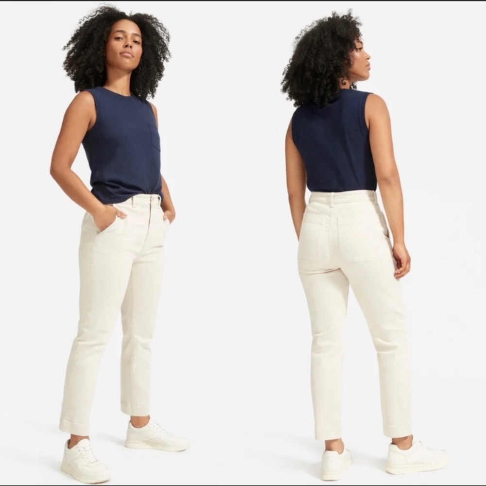Everlane • the slim leg crop jeans sz 00